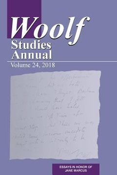 portada Woolf Studies Annual Volume 24 (en Inglés)