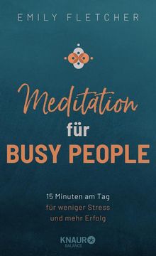 portada Fletcher, Meditation f? R Busy People (en Alemán)