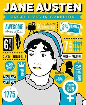 portada Great Lives in Graphics: Jane Austen: Decline and Fall of Manhattan'S Most Famous Scoialite (in English)