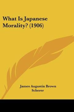portada what is japanese morality? (1906)