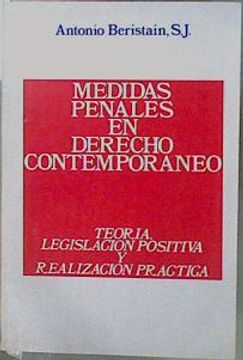 portada Medidas Penales en Derecho Contemporaneo (Teoría, Legislación Positiva y Realización
