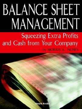 portada balance sheet management (en Inglés)