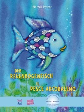portada Der Regenbogenfisch. Kinderbuch Deutsch-Italienisch