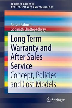 portada Long Term Warranty and After Sales Service: Concept, Policies and Cost Models (en Inglés)