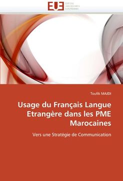 portada Usage Du Francais Langue Etrangere Dans Les Pme Marocaines