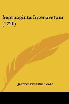 portada septuaginta interpretum (1720) (in English)