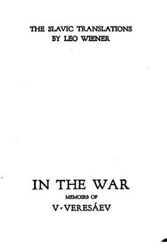 portada In the War, Memoirs of V. Veresáev