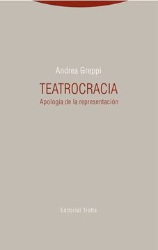 portada Teatrocracia: Apología de la Representación
