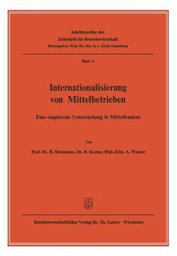 portada Internationalisierung Von Mittelbetrieben: Eine Empirische Untersuchung in Mittelfranken (en Alemán)