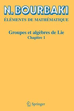 portada Groupes et Algebres de Lie: Chapitre 1 (en Francés)