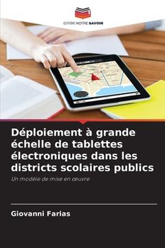 portada Déploiement à grande échelle de tablettes électroniques dans les districts scolaires publics (in French)