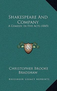portada shakespeare and company: a comedy, in five acts (1845)