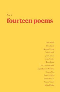 Libro Fourteen Poems: Issue one De Ed. Ben Townley-Caning - Buscalibre