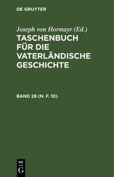 portada Taschenbuch für die vaterländische Geschichte 