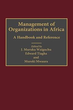 portada management of organizations in africa: a handbook and reference (in English)