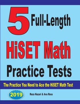 portada 5 Full-Length Common Core Grade 8 Math Practice Tests: The Practice You Need to Ace the Common Core Math Test