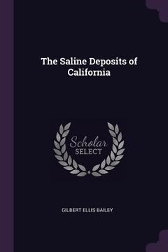 portada The Saline Deposits of California (en Inglés)