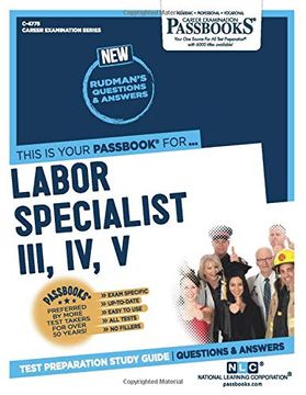 portada Labor Specialist Iii, iv, v (in English)