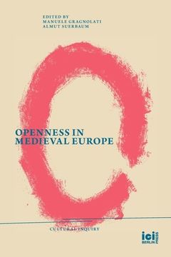 portada Openness in Medieval Europe (en Inglés)