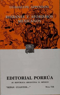 portada # 716. refranes y aforismos mexicanos