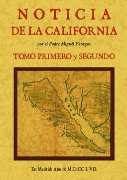 portada Noticia de la California, y de su Conquista Temporal, y Espiritual Hasta el Tiempo Presente (in Spanish)
