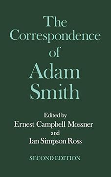 portada The Correspondence of Adam Smith (Glasgow Edition of the Works of Adam Smith) (en Inglés)