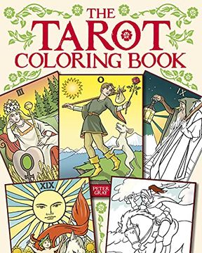 portada The Tarot Coloring Book (Sirius Creative Coloring) (en Inglés)