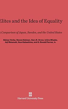 portada Elites and the Idea of Equality (en Inglés)