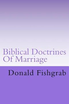 portada Biblical Doctrines Of Marriage (en Inglés)