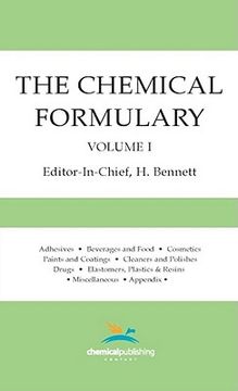 portada the chemical formulary, volume 1 (en Inglés)