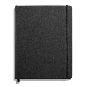 portada Shinola Large Hard Linen Journal - jet Black, Plain 