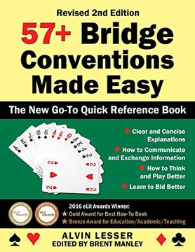 portada 57+ Bridge Conventions Made Easy: The New Go-To Quick Reference Book (in English)