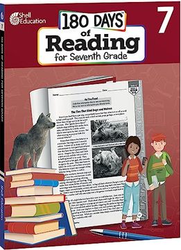 portada 180 Days of Reading for Seventh Grade: Practice, Assess, Diagnose (en Inglés)