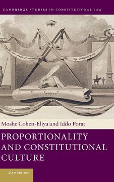 portada Proportionality and Constitutional Culture Hardback (Cambridge Studies in Constitutional Law) (en Inglés)