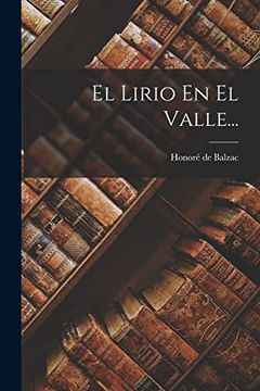 portada El Lirio en el Valle. (in Spanish)
