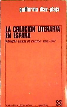 portada La Creacion Literaria en España