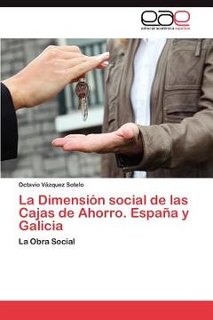 portada la dimensi n social de las cajas de ahorro. espa a y galicia (en Inglés)