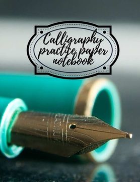 portada Calligraphy practice paper notebook