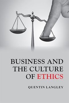 portada Business and the Culture of Ethics (en Inglés)