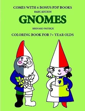 portada Coloring Book for 7+ Year Olds (Gnomes) 