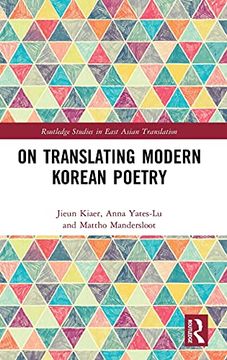 portada On Translating Modern Korean Poetry (Routledge Studies in East Asian Translation) (en Inglés)
