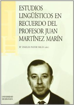 portada Estudios Lingüisticos En Recuerdo De Juan Martinez