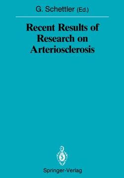 portada recent results of research on arteriosclerosis (en Inglés)