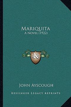 portada mariquita: a novel (1922) (en Inglés)