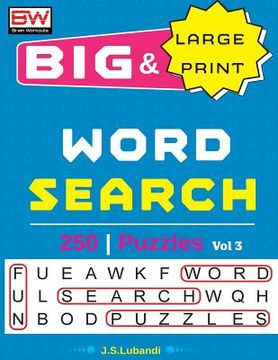 portada Big & Large Print Word Search Puzzles (en Inglés)