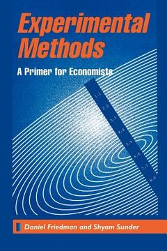 portada Experimental Methods: A Primer for Economists (in English)