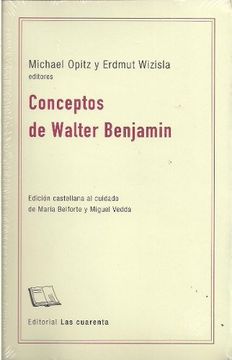 portada Conceptos de Walter Benjamin