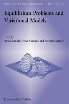 portada equilibrium problems and variational models (in English)