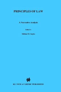 portada principles of law: a normative analysis (in English)