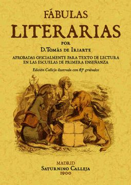 portada Fabulas Literarias (Ed. Facsimil de la ed. De Madrid, 1787)